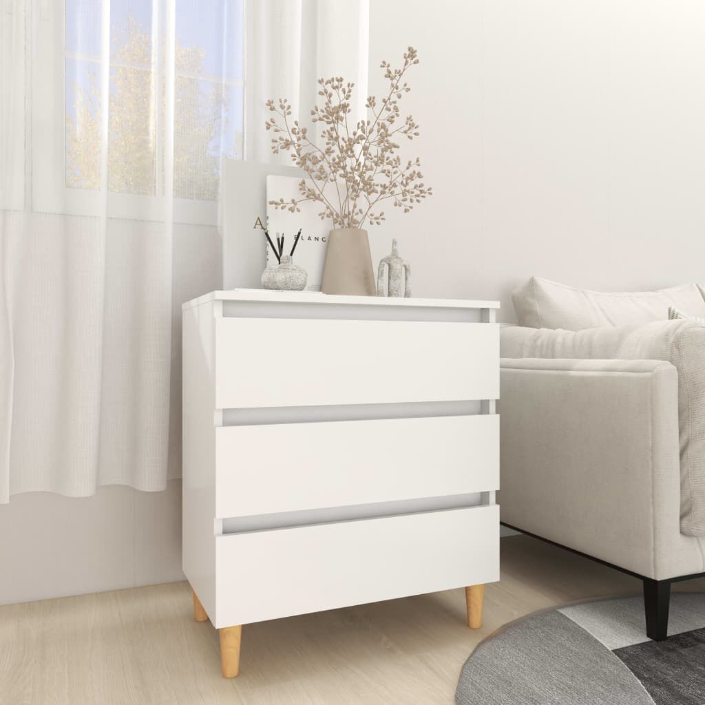vidaXL Συρταριέρα Λευκή 60 x 35 x 69 εκ. από Μοριοσανίδα