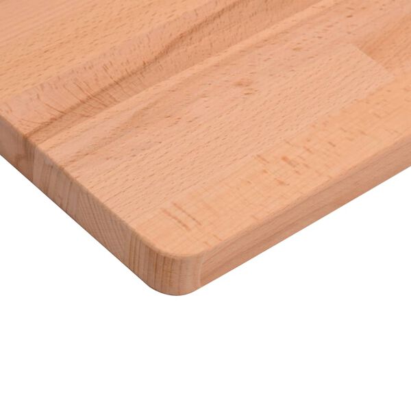 vidaXL Πάγκος Εργασίας 200x55x81,5εκ. από Μασίφ Ξύλο Οξιάς και Μέταλλο