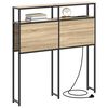 vidaXL Κεφαλάρι Αποθήκης με ράφι Sonoma Δρυς 75 cm Επεξεργασμένο ξύλο
