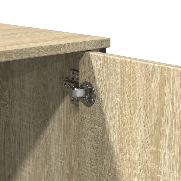 vidaXL Τραπέζι Κονσόλα Sonoma Δρυς 100x35x74,5 εκ. Επεξεργασμένο Ξύλο