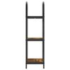 vidaXL Ράφι Βιβλίων Καπνιστή δρυς 40 x 30 x 109 εκ Επεξεργασμένο ξύλο