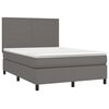 vidaXL &Kappa;&rho;&epsilon;&beta;ά&tau;&iota; Boxspring &mu;&epsilon; &Sigma;&tau;&rho;ώ&mu;&alpha; &Gamma;&kappa;&rho;&iota; 140x200&epsilon;&kappa;. &alpha;&pi;ό &Sigma;&upsilon;&nu;&theta;&epsilon;&tau;&iota;&kappa;ό &Delta;έ&rho;&mu;&alpha;
