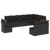 vidaXL Patio Sofa Set 10-&theta;έ&sigma;&iota;&alpha; Black