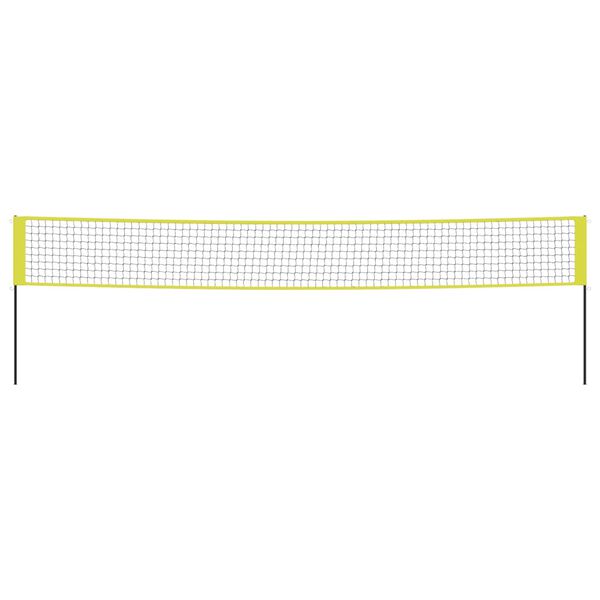vidaXL Δίχτυ Βόλεϊ Κίτρινο και Μαύρο 823x244 εκ. Ύφασμα Πολυαιθυλενίου