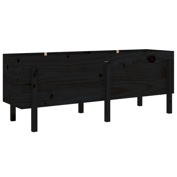 vidaXL Ζαρντινιέρα Υπερυψωμένη 160 x 50 x 57 εκ. από Μασίφ Ξύλο Πεύκου