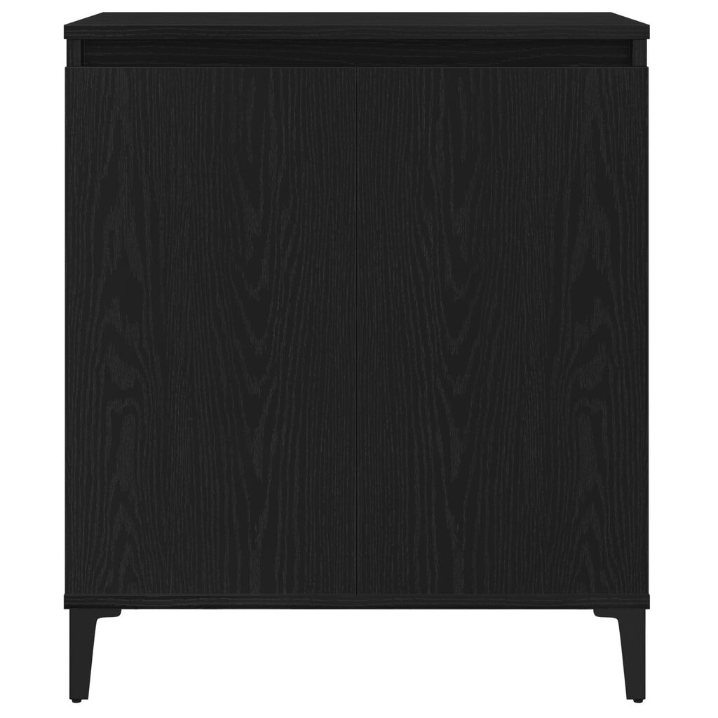vidaXL Μπουφές Μαύρη Δρυς 60x35x70 εκ από Μηχανοποιημένο Ξύλο