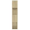 vidaXL Βιβλιοθήκη/Διαχωριστικό Χώρου Sonoma Δρυς 80x24x124,5εκ Μοριοσ.