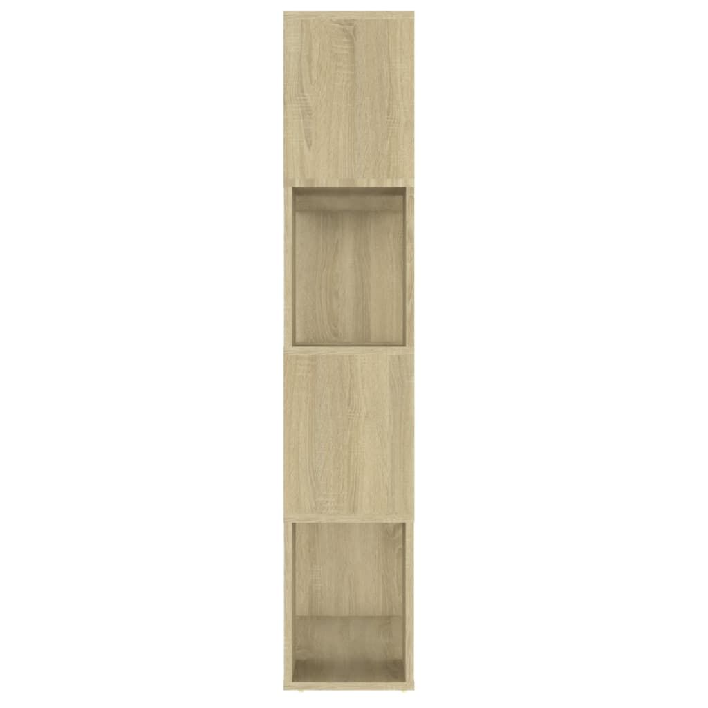 vidaXL Βιβλιοθήκη/Διαχωριστικό Χώρου Sonoma Δρυς 80x24x124,5εκ Μοριοσ.