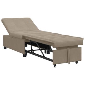 vidaXL &Kappa;&alpha;&nu;&alpha;&pi;έ&sigmaf; &Kappa;&rho;&epsilon;&beta;ά&tau;&iota; Taupe 194 x 67 x 82 &epsilon;&kappa; &Mu;&iota;&kappa;&rho;&omicron;ΐ&nu;&epsilon;&sigmaf;