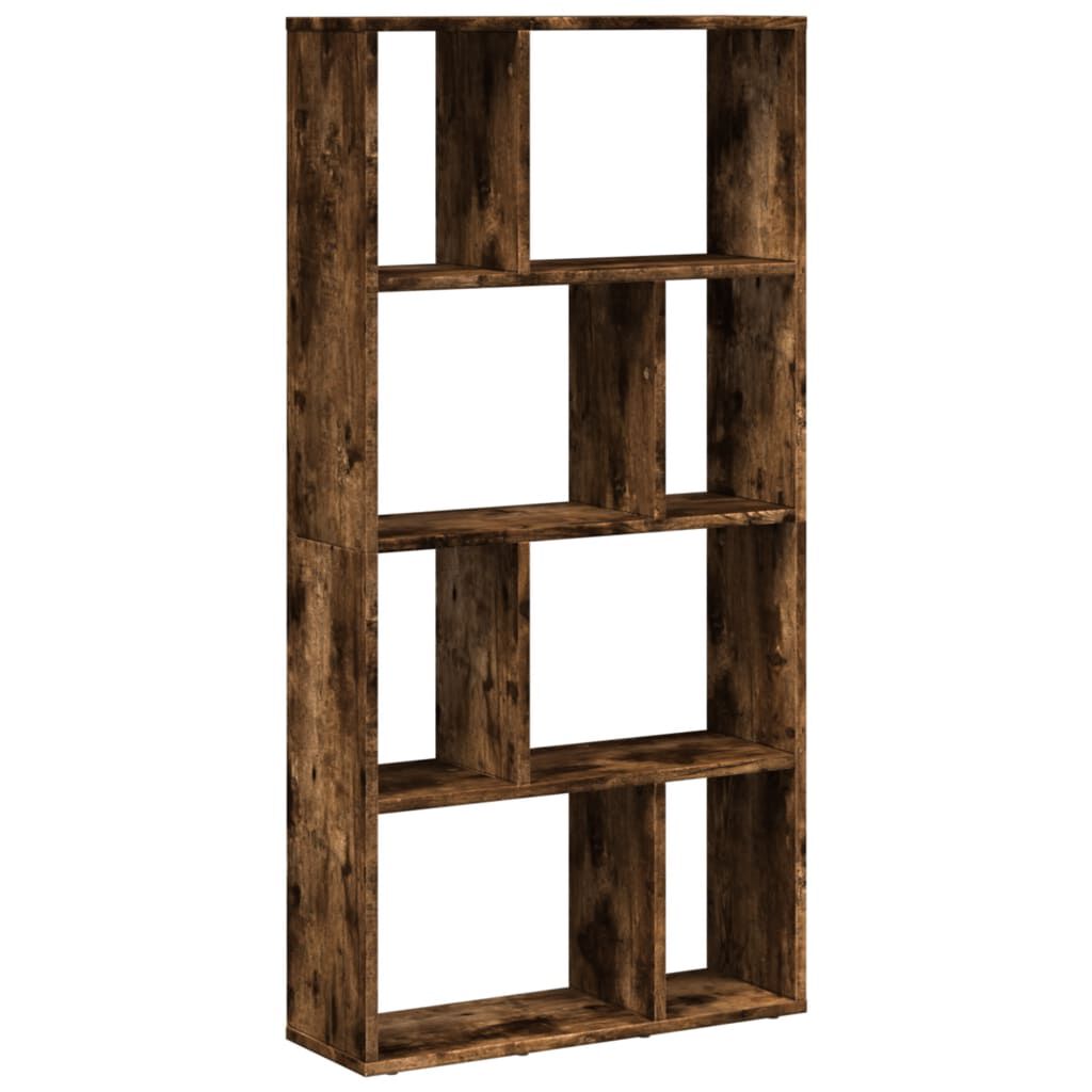 vidaXL Βιβλιοθήκη Καπνιστή Δρυς 60x20x120 εκ. από Επεξεργασμένο Ξύλο