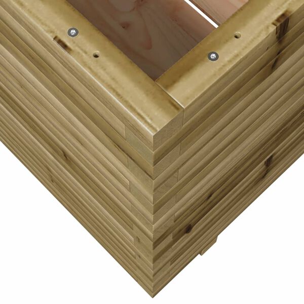 vidaXL Ζαρντινιέρα Κήπου 50x50x72 εκ. από Εμποτισμένο Ξύλο Πεύκου