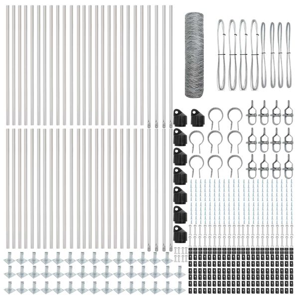 vidaXL &Sigma;&tau;ύ&lambda;&omicron;&sigmaf; &Pi;&epsilon;&rho;&iota;&phi;&rho;ά&xi;&epsilon;&omega;&nu; &Alpha;&sigma;&eta;&mu;ί 100 x 1 &mu; (&pi;&lambda;έ&gamma;&mu;&alpha; 36 &chi;&iota;&lambda;) &Alpha;&tau;&sigma;ά&lambda;&iota;
