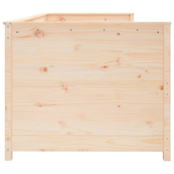 vidaXL Κρεβάτι ημέρας χωρίς στρώμα 75x190 cm Στερεό ξύλο πεύκο