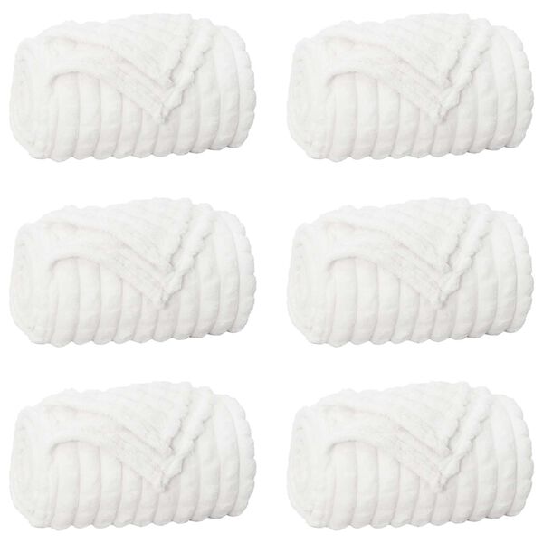 vidaXL &Rho;&iota;&chi;&tau;ά&rho;&iota;&alpha; 6 pcs &Lambda;&epsilon;&upsilon;&kappa;ό 270 x 240 cm &Mu;&alpha;&lambda;&lambda;ί