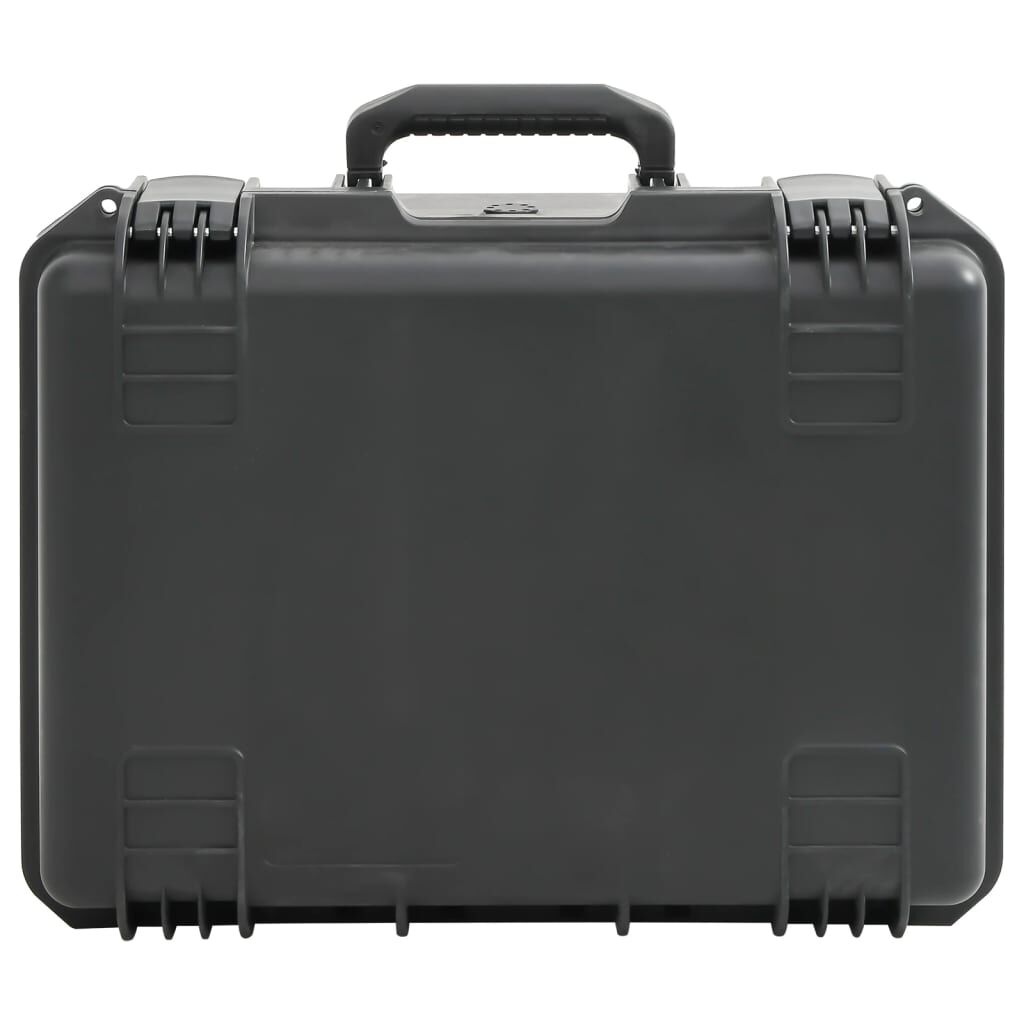 vidaXL Θήκη Πτήσης Φορητή Μαύρη 49x38x23 εκ. από Πολυπροπυλένιο