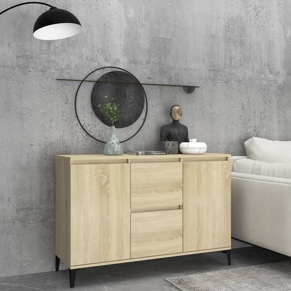 vidaXL Μπουφές Sonoma Δρυς 102 x 35 x 70 εκ. από Επεξεργασμένο Ξύλο