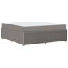 vidaXL &Sigma;&kappa;&epsilon;&lambda;&epsilon;&tau;ό&sigmaf; &Kappa;&rho;&epsilon;&beta;&alpha;&tau;&iota;&omicron;ύ &mu;&epsilon; &sigma;&tau;&rho;ώ&mu;&alpha; Taupe 180 x 200 cm ύ&phi;&alpha;&sigma;&mu;&alpha;