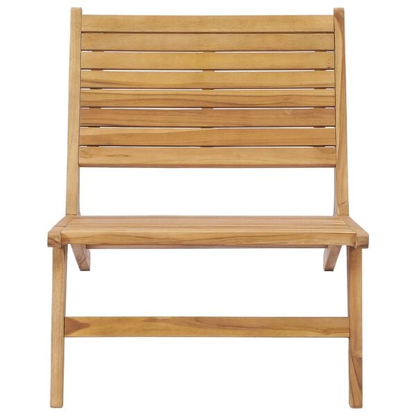 vidaXL Καρέκλα Κήπου από Μασίφ Ξύλο Teak