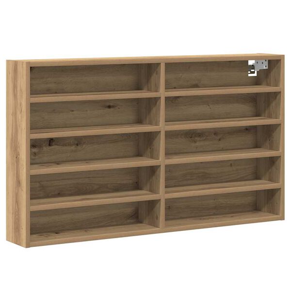 vidaXL &Beta;&iota;&tau;&rho;ί&nu;&alpha; &mu;&epsilon; &rho;ά&phi;&iota; Artisan Oak 100 x 15 x 58 cm &Epsilon;&pi;&epsilon;&xi;&epsilon;&rho;&gamma;&alpha;&sigma;&mu;έ&nu;&omicron; &xi;ύ&lambda;&omicron;
