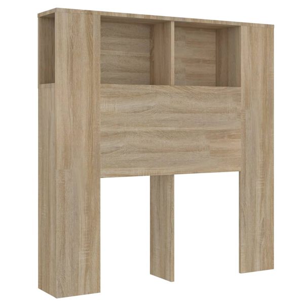 vidaXL Κεφαλάρι Με Αποθηκευτικό Χώρο Sonoma Δρυς 100x18,5x102,5 εκ.
