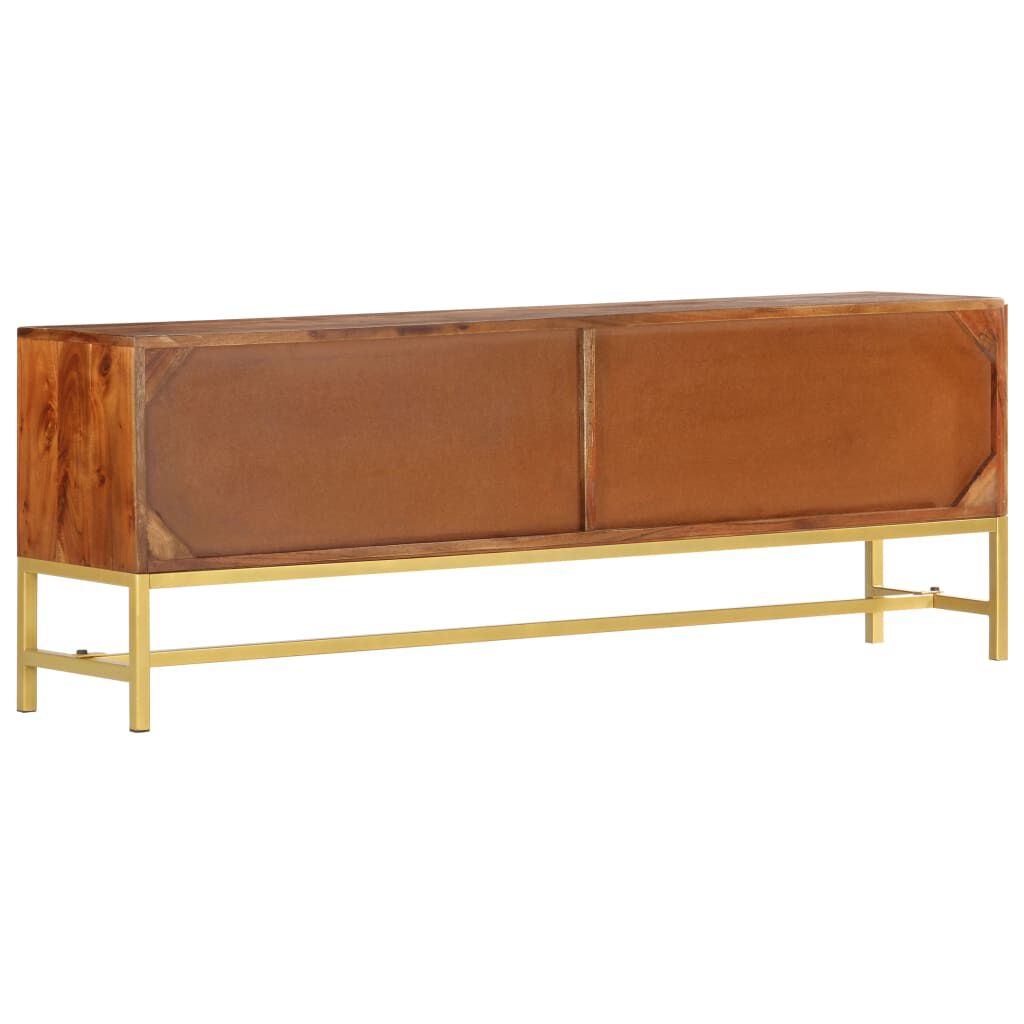 vidaXL Έπιπλο Τηλεόρασης 140 x 30 x 50 εκ. από Μασίφ Ξύλο Ακακίας