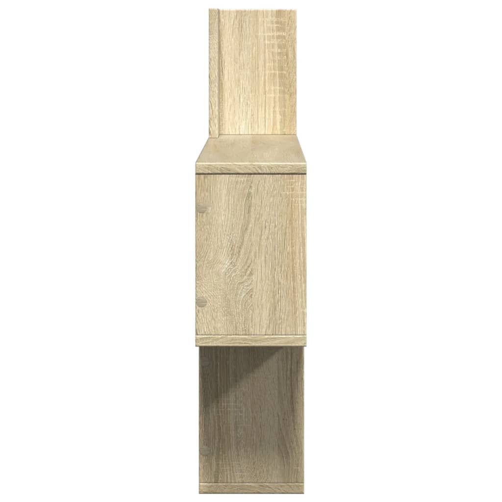 vidaXL Ράφι Τοίχου Sonoma Δρυς 100x15x70 εκ. Επεξεργασμένο Ξύλο