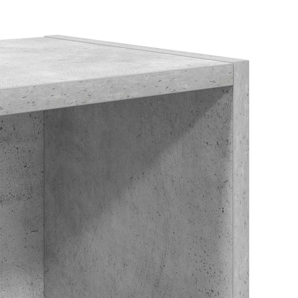 vidaXL Βιβλιοθήκη Γκρι Σκυροδέματος 31x24x52 εκ. Επεξεργ. Ξύλο