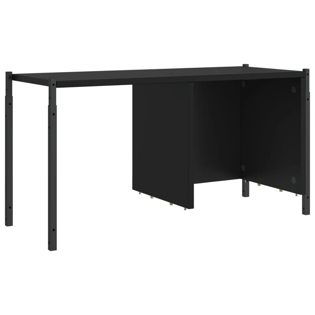 vidaXL Βιβλιοθήκη Μαύρη 72 x 28 x 172 εκ. από Επεξεργασμένο Ξύλο