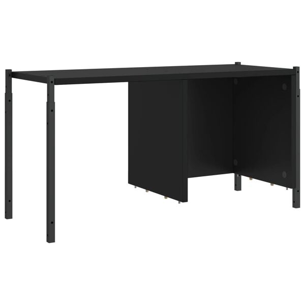vidaXL Βιβλιοθήκη Μαύρη 72 x 28 x 172 εκ. από Επεξεργασμένο Ξύλο