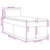 vidaXL &Kappa;&rho;&epsilon;&beta;ά&tau;&iota; Boxspring &mu;&epsilon; &Sigma;&tau;&rho;ώ&mu;&alpha; &Kappa;&rho;&epsilon;&mu; 90x200 &epsilon;&kappa;.&Upsilon;&phi;&alpha;&sigma;&mu;ά&tau;&iota;&nu;&omicron;