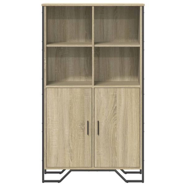 vidaXL Ντουλάπι Sonoma Δρυς 79,5x35,5x137,5 εκ. Επεξεργασμένο Ξύλο