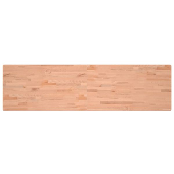 vidaXL Πάγκος Εργασίας 200x55x81,5εκ. από Μασίφ Ξύλο Οξιάς και Μέταλλο