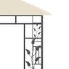 vidaXL Κιόσκι με Αντικουνουπικό Δίχτυ Κρεμ 3x3x2,73 μ. 180 γρ./μ²