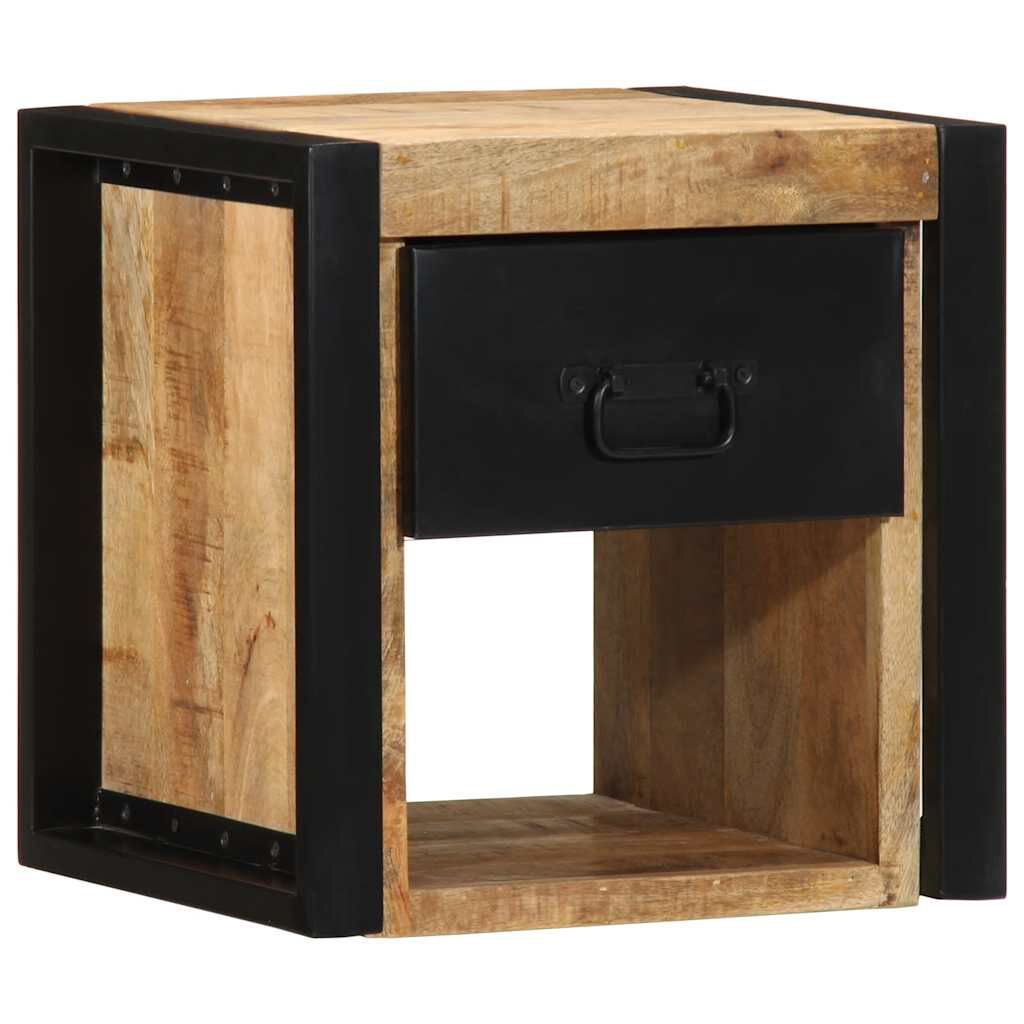 vidaXL Κομοδίνα 2 τεμάχια 40x35x40 cm Στερεό ακατέργαστο ξύλο Mango