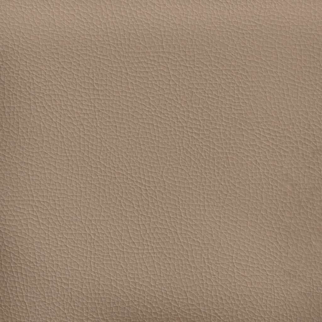 vidaXL Οθωμανικό κρεβάτι με στρώμα Cappucino 100x200cm Faux Leather