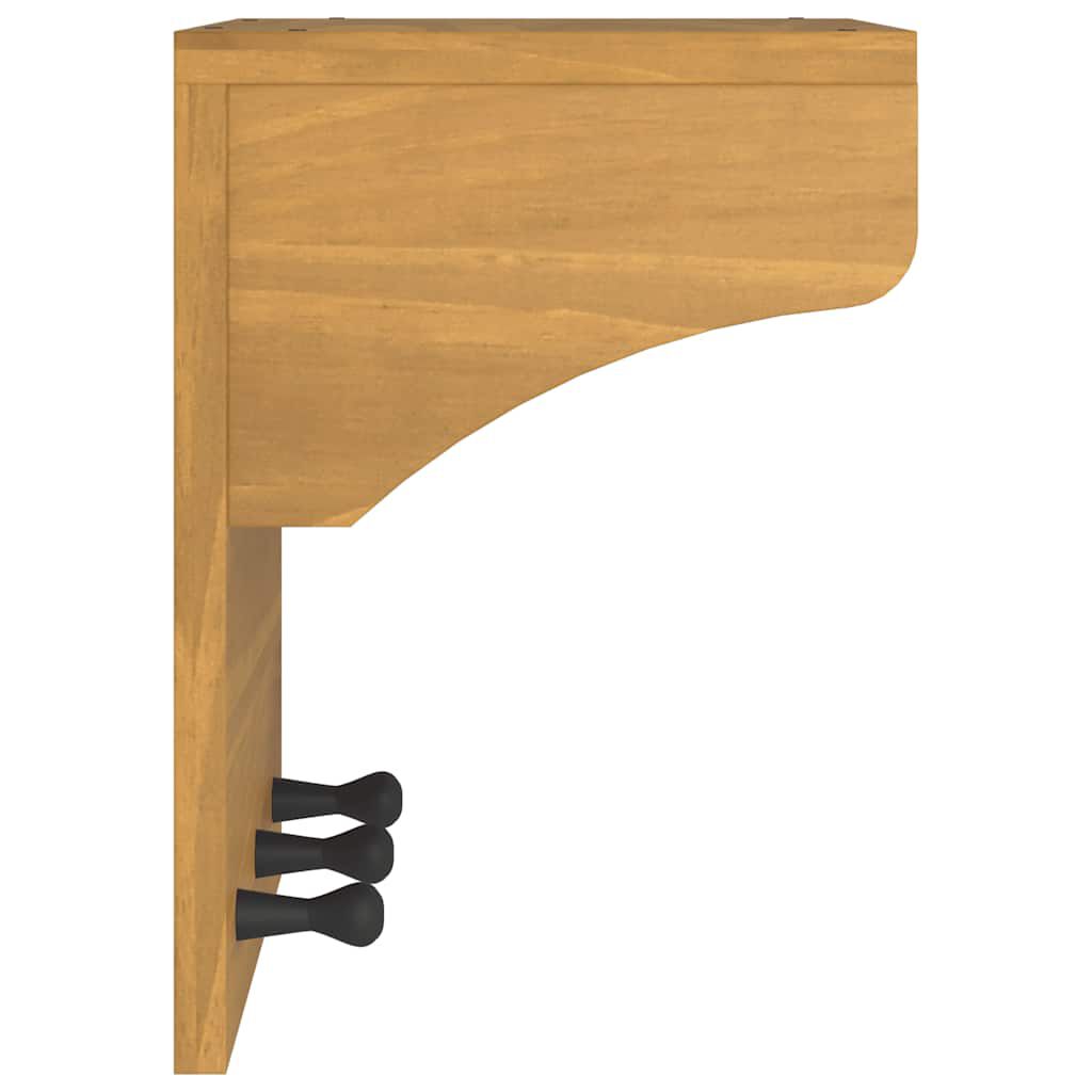 vidaXL Επίτοιχη κρεμάστρα παλτών SANDNES 43x30x42 εκ. Πεύκο μασίφ ξύλο
