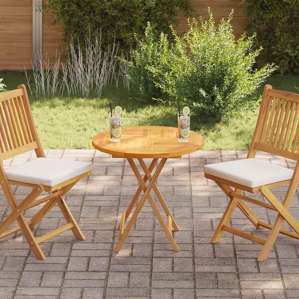 vidaXL &Epsilon;&pi;&iota;&phi;ά&nu;&epsilon;&iota;&alpha; &Tau;&rho;&alpha;&pi;&epsilon;&zeta;&iota;&omicron;ύ &Sigma;&tau;&rho;&omicron;&gamma;&gamma;&upsilon;&lambda;ή 2,5 &epsilon;&kappa;. 70 &epsilon;&kappa;. &Mu;&alpha;&sigma;ί&phi; &Xi;ύ&lambda;&omicron; Teak