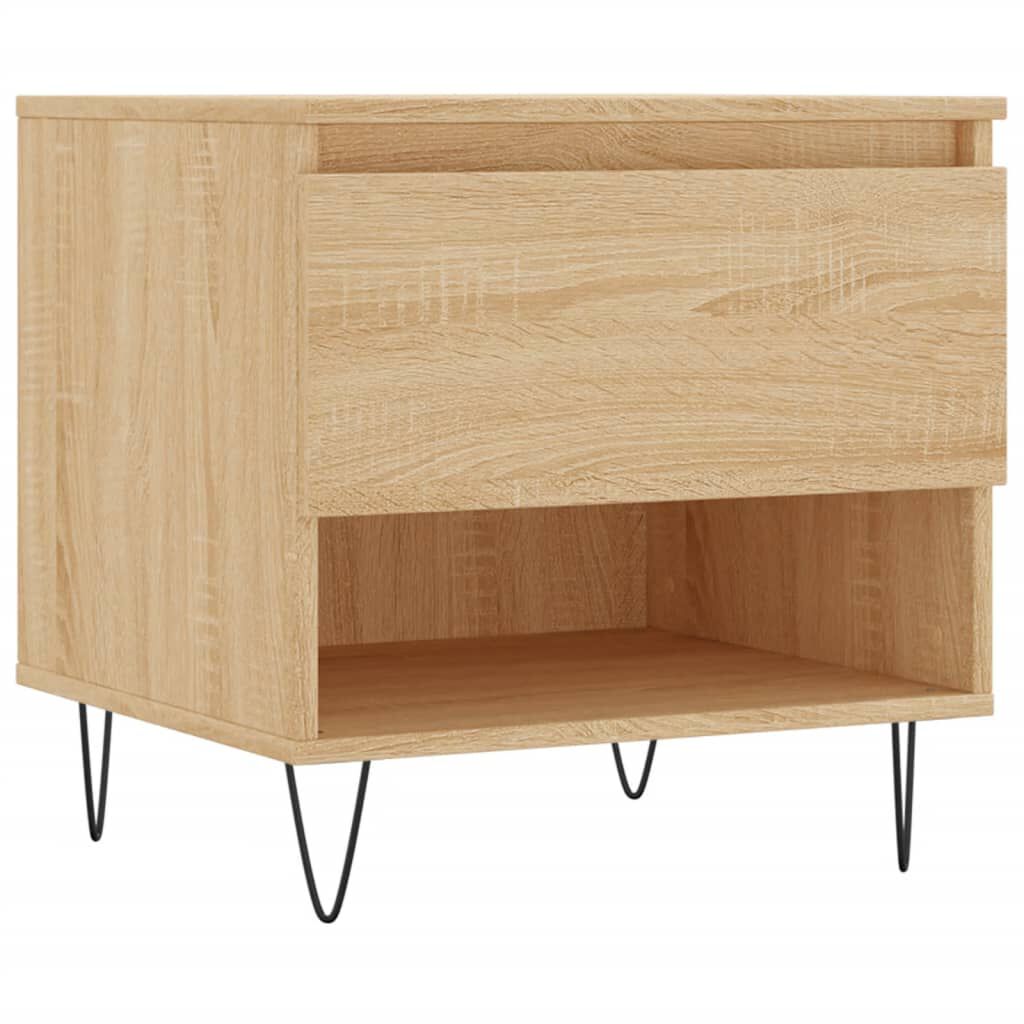 vidaXL Τραπέζια Σαλονιού 2 τεμ. Sonoma Δρυς 50x46x50 εκ. Επεξεργ. Ξύλο
