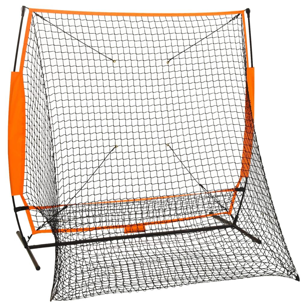vidaXL Δίχτυ Εξάσκησης Μπέιζμπολ Μαύρο 174 x 76 x 158,5 εκ.