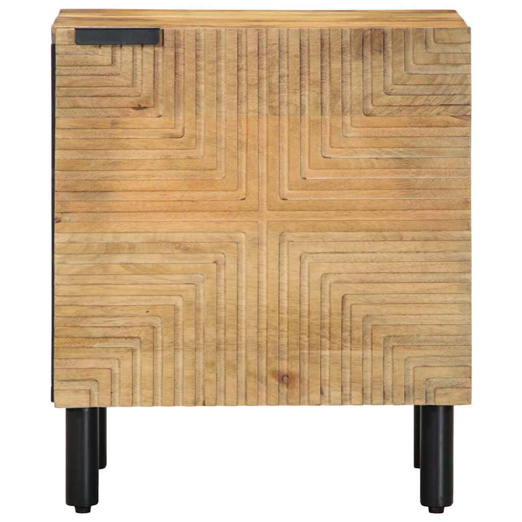 vidaXL Κομοδίνα 2 τεμάχια καφέ 40x33x46 cm από μασίφ ξύλο Mango