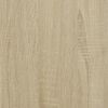 vidaXL Τρόλεϊ Κουζίνας Sonoma Δρυς 53x20x76 εκ. Επεξεργασμένο Ξύλο