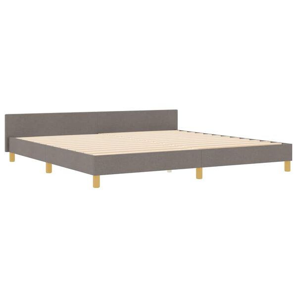 vidaXL &Sigma;&kappa;&epsilon;&lambda;&epsilon;&tau;ό&sigmaf; &Kappa;&rho;&epsilon;&beta;&alpha;&tau;&iota;&omicron;ύ &mu;&epsilon; &kappa;&epsilon;&phi;&alpha;&lambda;ά&rho;&iota; Taupe 200 x 200 cm ύ&phi;&alpha;&sigma;&mu;&alpha;