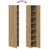 vidaXL Highboard 2 pcs Artisan Oak 30 x 42,5 x 185 &epsilon;&kappa;