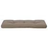vidaXL Μαξιλάρι Παλέτας Taupe 120 x 40 x 12 εκ. Υφασμάτινο