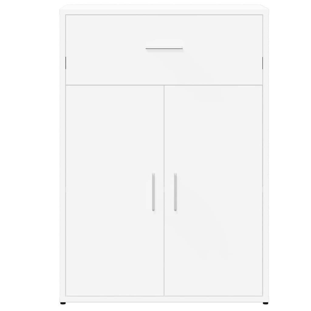 vidaXL Βοηθητικά Ντουλάπια 2 τεμ. Λευκό 60x30x84 εκ. Επεξεργ. Ξύλο
