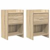 vidaXL &Kappa;&omicron;&mu;&omicron;&delta;ί&nu;&alpha; 2 &tau;&mu;&chi;. Sonoma &Delta;&rho;&upsilon;&sigmaf; 40 x 30 x 60 cm &Epsilon;&pi;&epsilon;&xi;&epsilon;&rho;&gamma;&alpha;&sigma;&mu;έ&nu;&omicron; &Xi;ύ&lambda;&omicron;