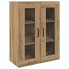 vidaXL Highboard 2 pcs Artisan Oak &Epsilon;&pi;&epsilon;&xi;&epsilon;&rho;&gamma;&alpha;&sigma;&mu;έ&nu;&omicron; &xi;ύ&lambda;&omicron;