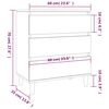 vidaXL Ντουλάπι Γκρι Σκυροδέματος 60x35x70 εκ. Επεξεργασμένο Ξύλο