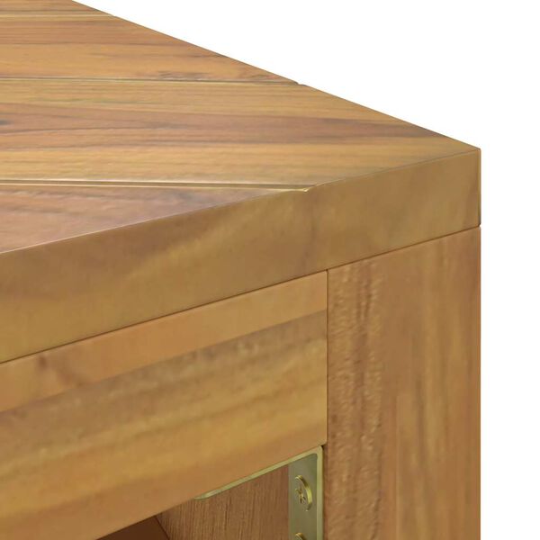 vidaXL Τραπεζάκι Σαλονιού 110x60x38 εκ. από Μασίφ Ξύλο Teak