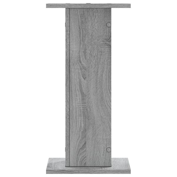 vidaXL Βάσεις Ηχείων 2 Τεμ. Γκρι Sonoma 30x30x60εκ. Επεξεργασμένο Ξύλο